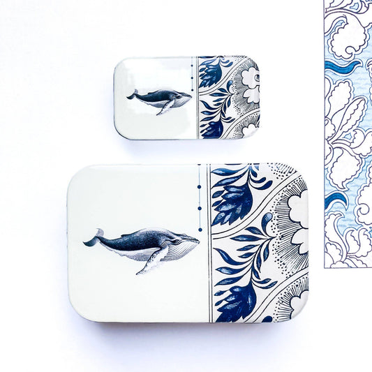 WHALE NOTIONS TIN - LARGE