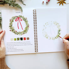 Load image into Gallery viewer, CHRISTMAS WATERCOLOUR WORKBOOK