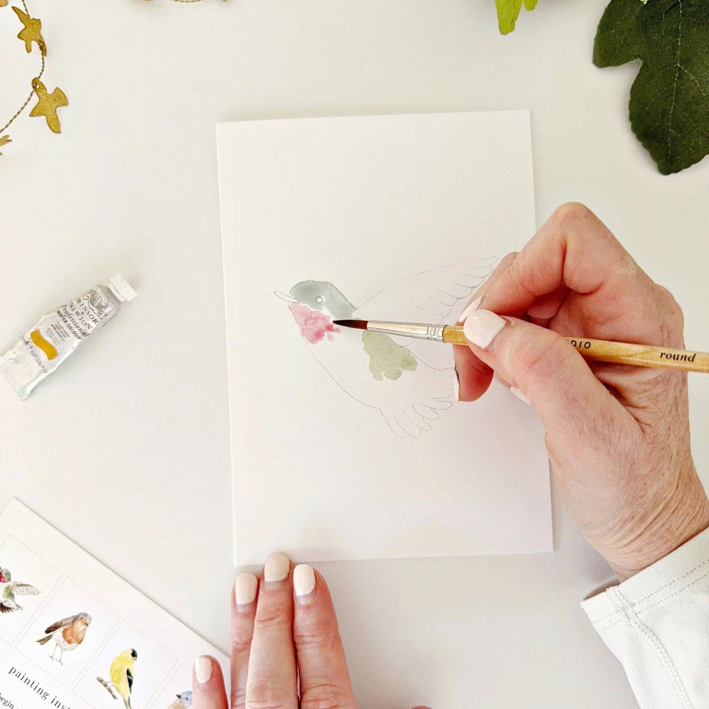BIRDS PAINTABLE WATERCOLOUR SET
