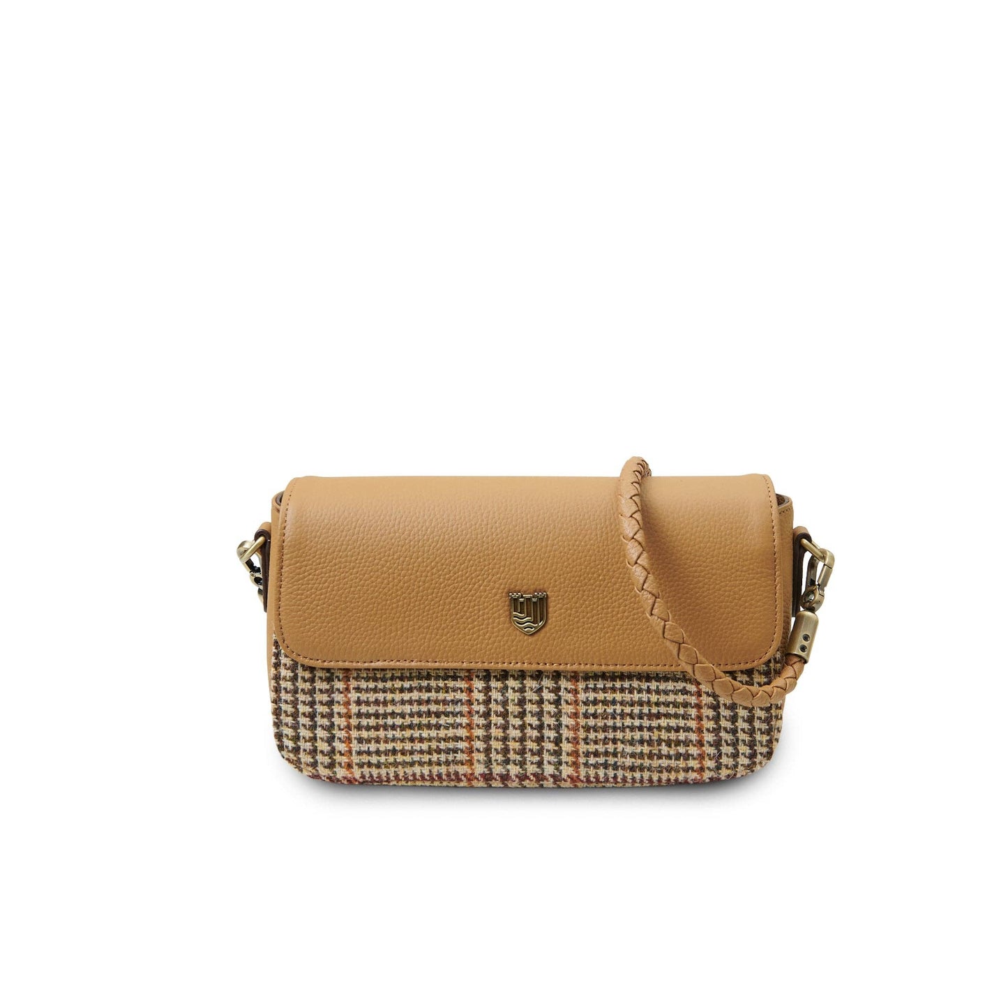 THE CAITHNESS CLUTCH - BEIGE DOGTOOTH