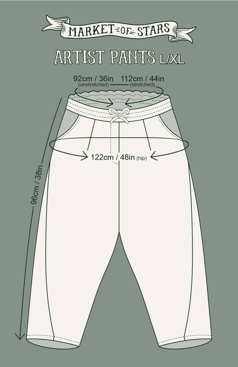 ARTISTS PANTS - FLIGHT OF FANCY