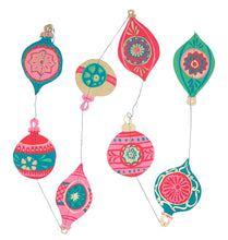 Load image into Gallery viewer, BAUBLES VERTICAL WALL HANGING GARLAND