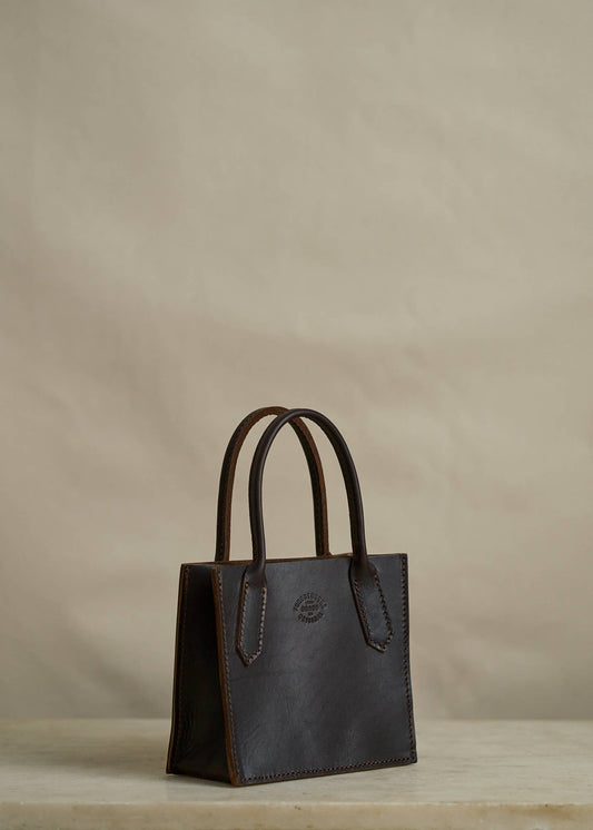 LEATHER DOCK BAG - BEBE BROWN