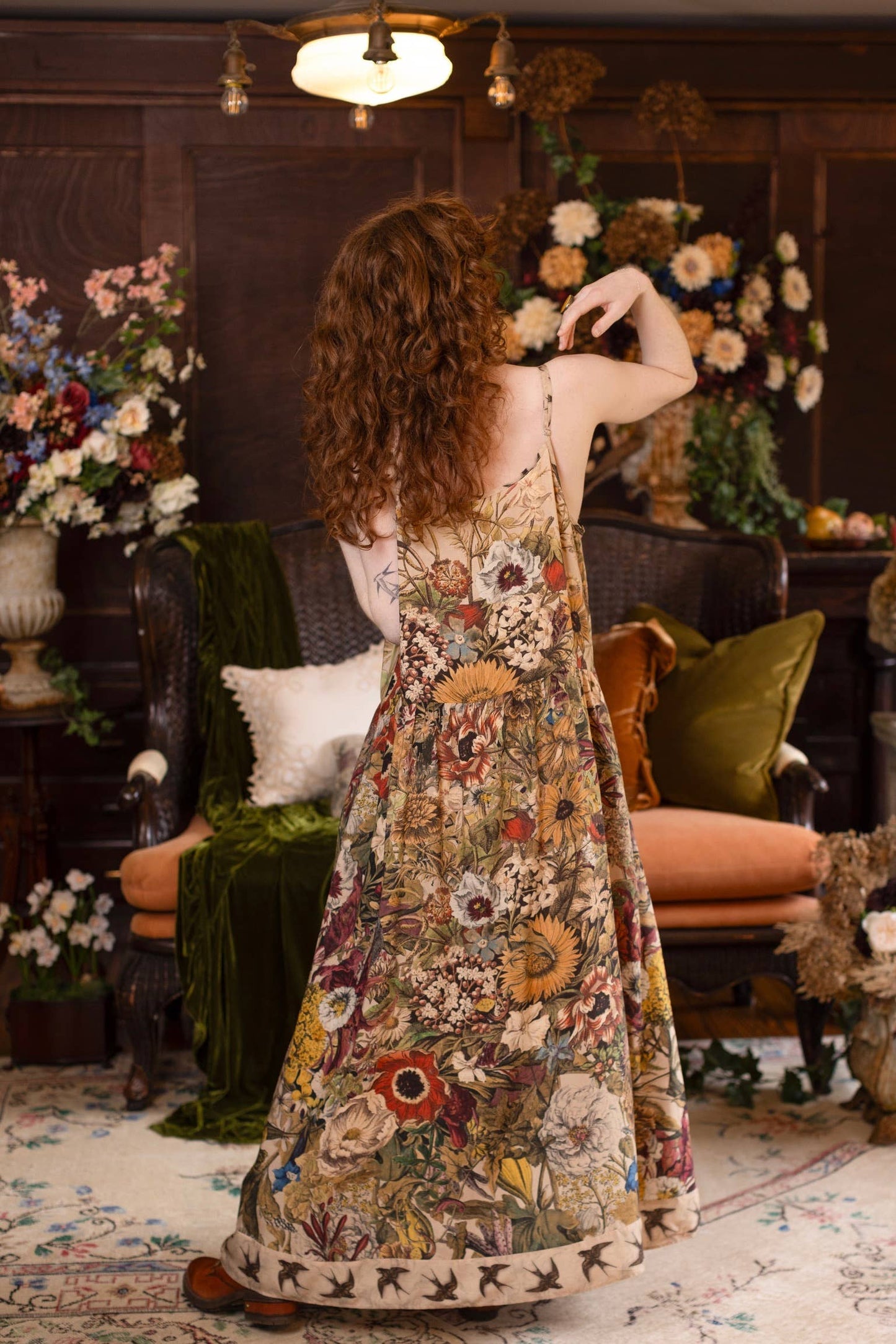 GOLDEN HOUR BOHÉME LONG MAXI SLIP DRESS