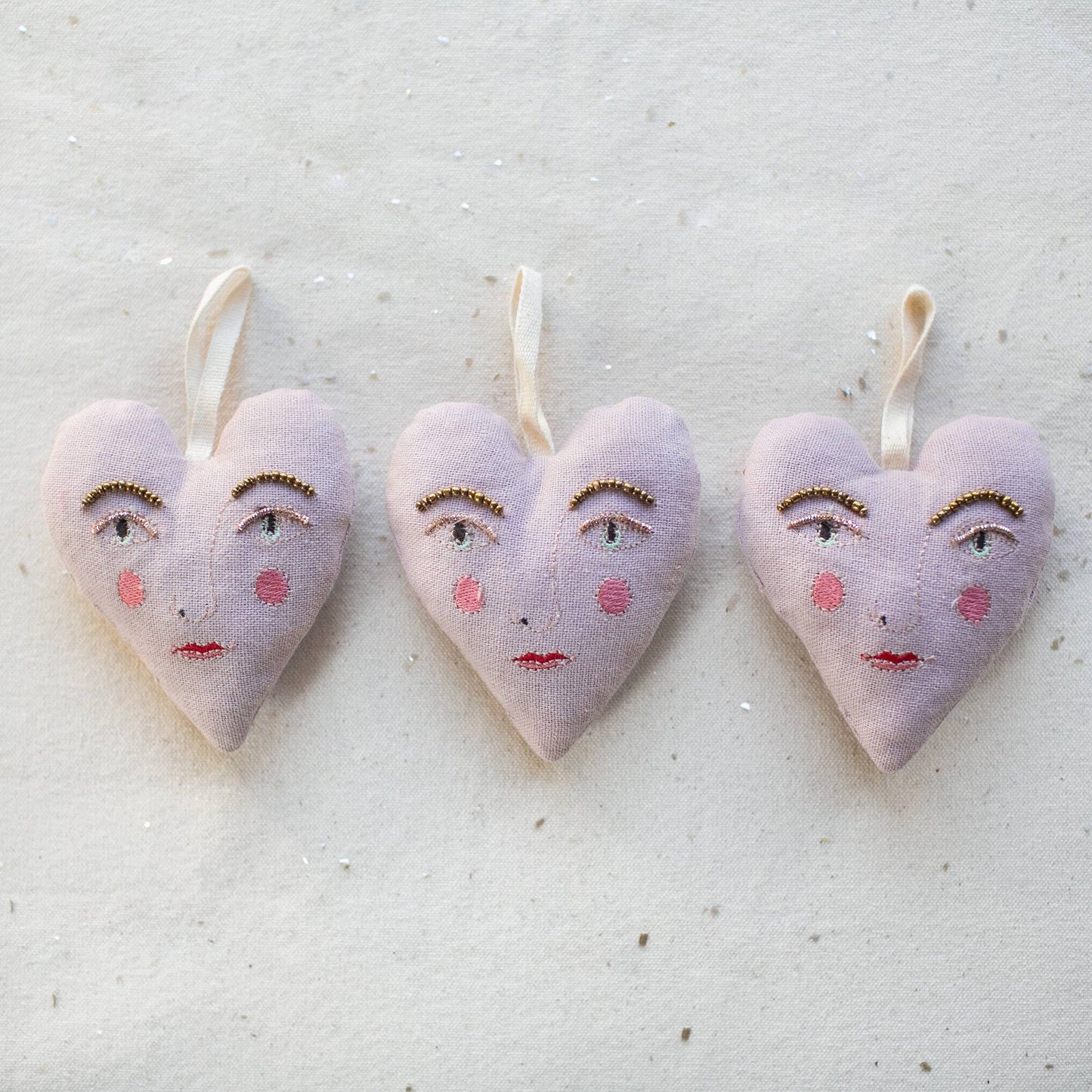 HANDSOME HEART - COTTON & LAVENDER FILLED