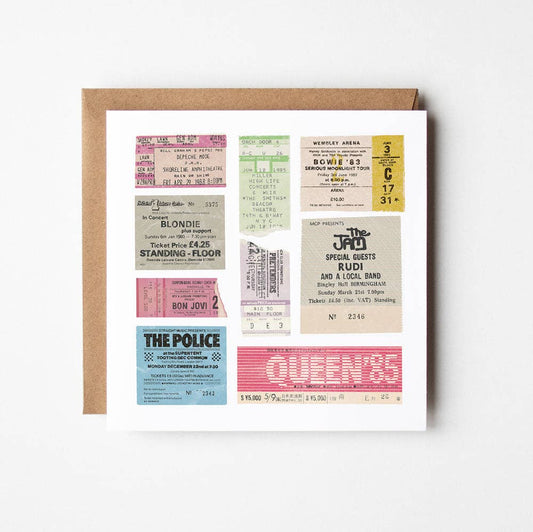 EIGHTIES - BLANK GREETINGS CARD