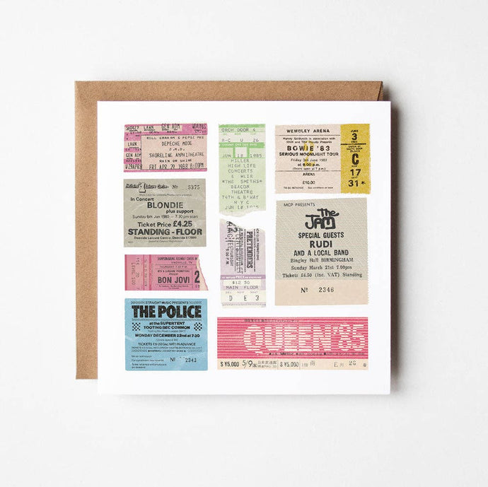 EIGHTIES - BLANK GREETINGS CARD
