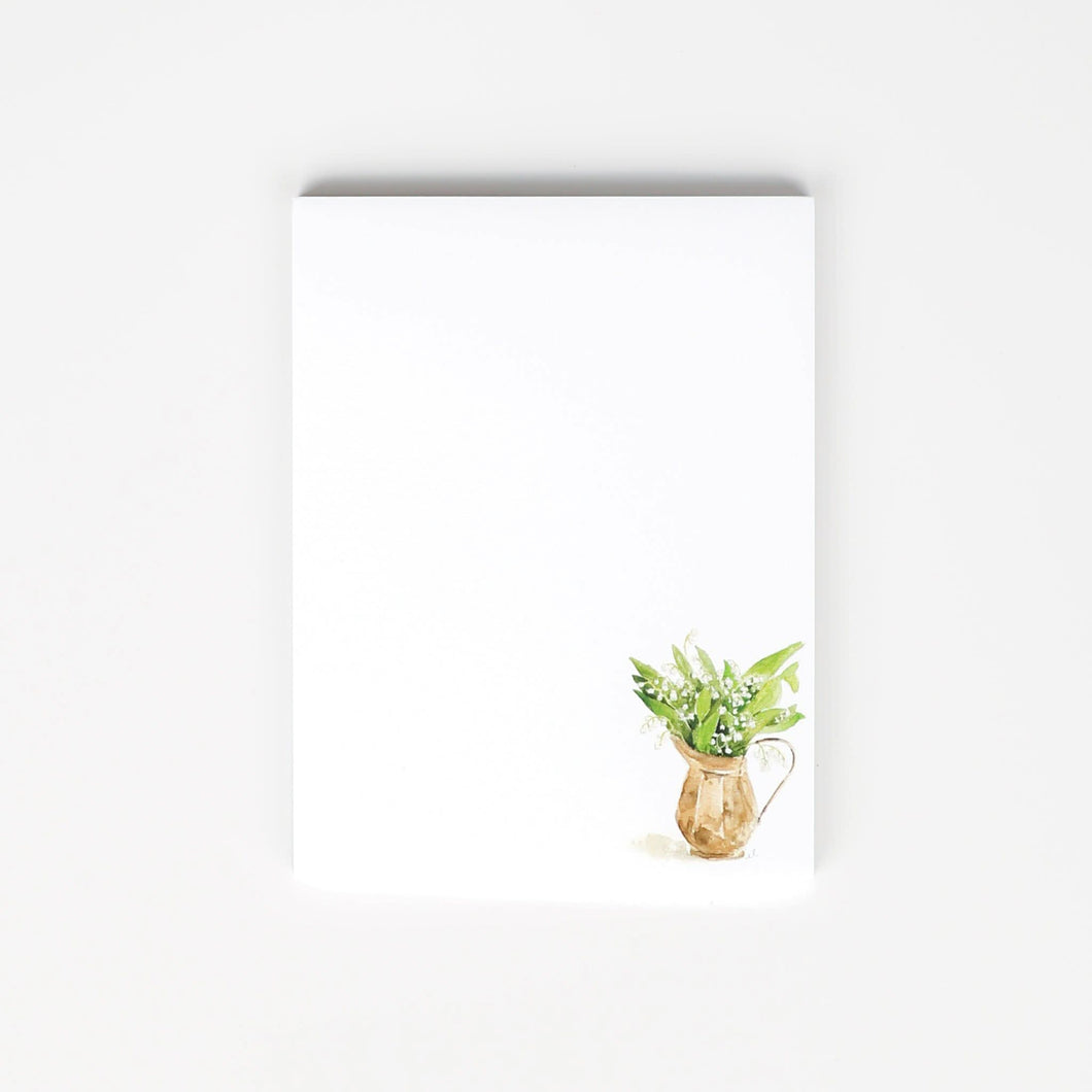 EVERYDAY NOTEPAD - LILY OF THE VALLEY