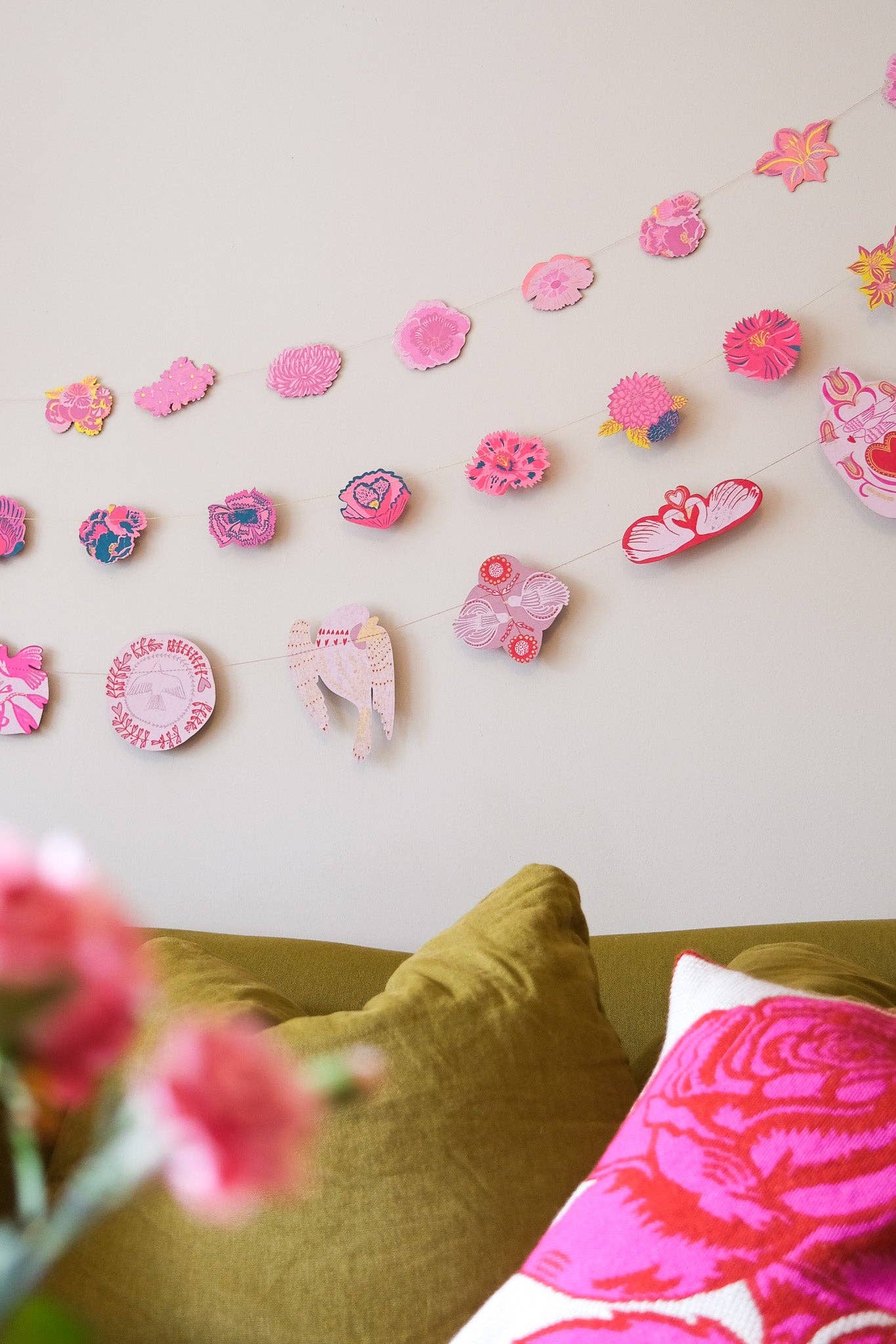 SUMMER GARDEN SEWN GARLAND