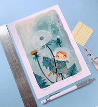 Load image into Gallery viewer, Dandelion - A5 Print