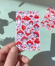 Load image into Gallery viewer, Cheeky Mushrooms - Travel Card Vinyl Sticker