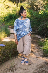 LET THE LIGHT IN BAMBOO LUX TEE TUNIC SHIRT