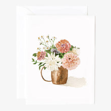 Load image into Gallery viewer, DAHLIA BOUQUET NOTECARDS - SET OF 8