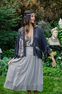 PIXIE CROPPED DUSTER - LOVE CONQUERS ALL