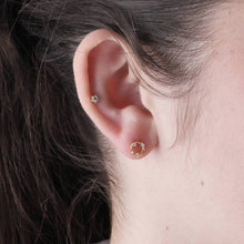 Load image into Gallery viewer, SISTERHOOD - GOLD CRYSTAL WREATH EARRINGS