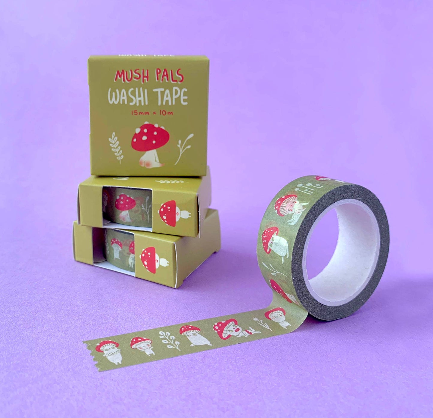 MUSH PALS - WASHI TAPE (MUSTARD)