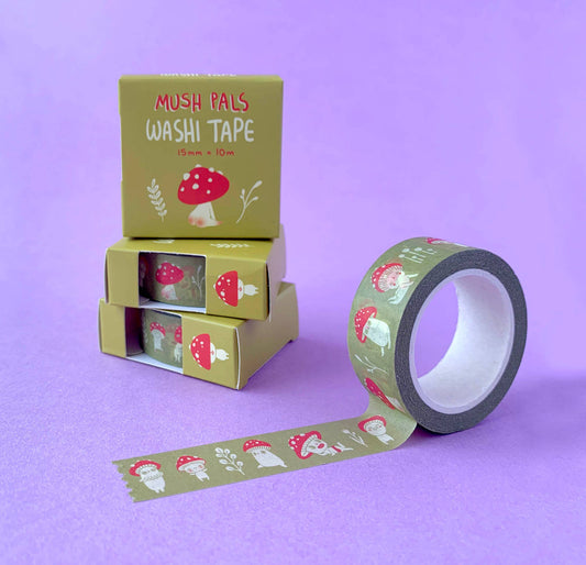 MUSH PALS - WASHI TAPE (MUSTARD)