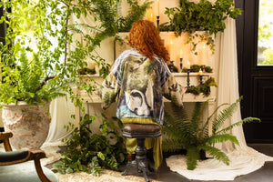 PIXIE CROPPED DUSTER - THEATRE OF DREAMS WITH SWAN
