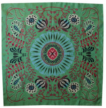Load image into Gallery viewer, SILK GREEN MINI MARUSHKA SCARF