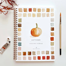 Load image into Gallery viewer, AUTUMN WATERCOLOUR WORKBOOK