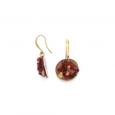 GRENADINE - Bouquets on Hook Earrings