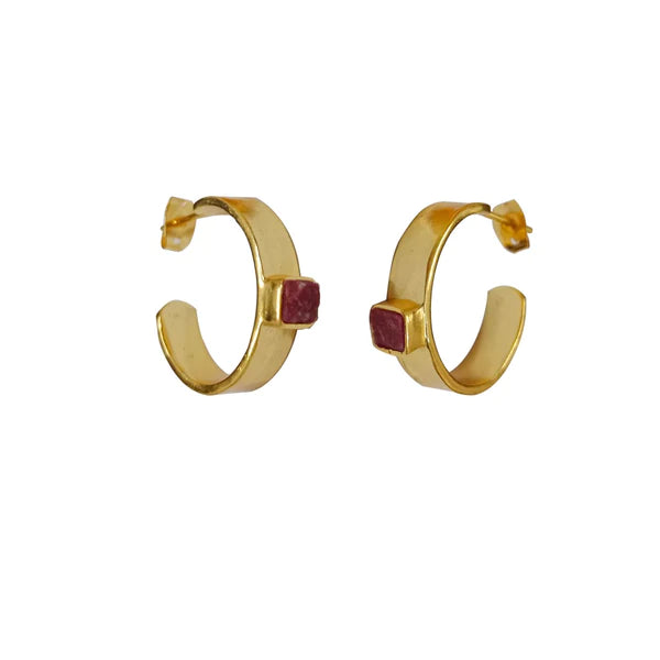 PIPER RUBY EARRINGS