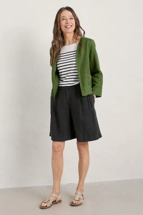 CLOVER BLOOMS SHORTS - Onyx