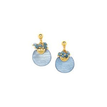 Load image into Gallery viewer, GWEN - Ball Post  Earrings with Dangles