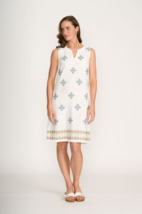 SEW & SEW DRESS - PINK TILE