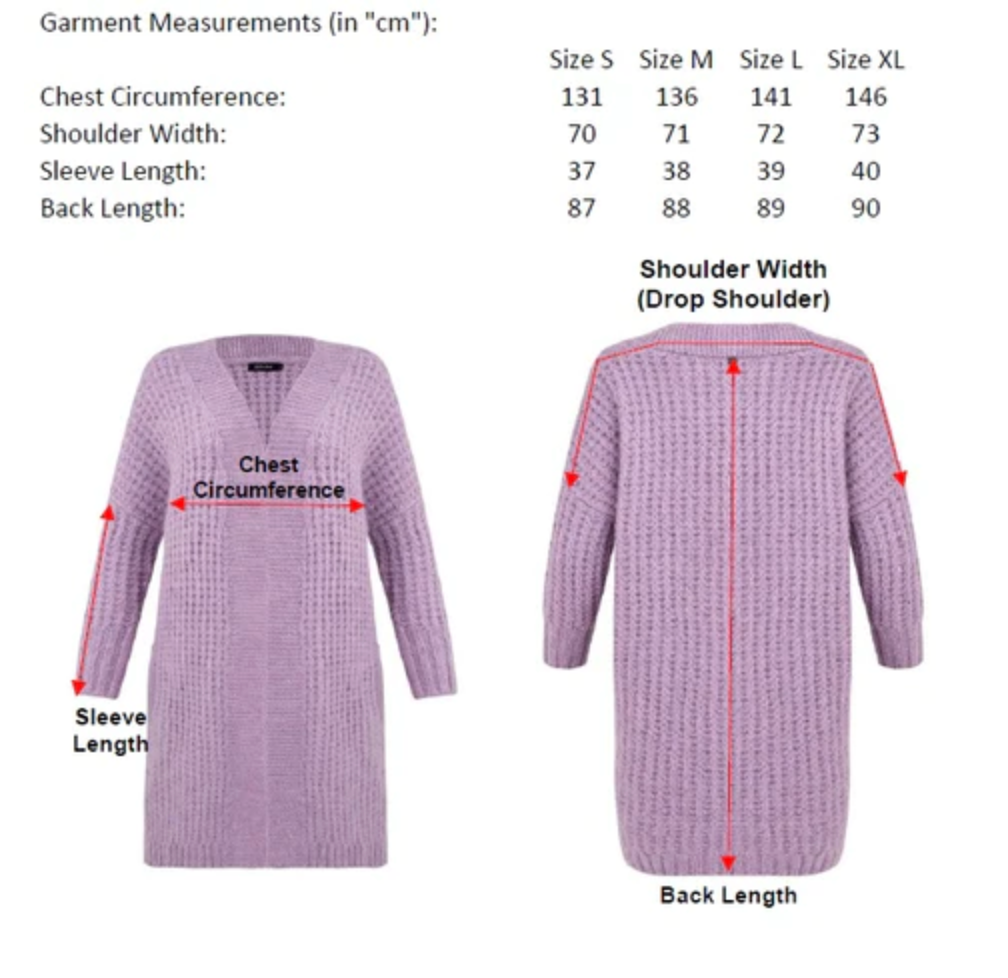Tilly Chunky Cardi - Cosmopolitan
