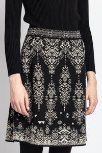 Knit Jacquard Skirt