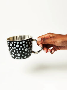 CHINO MUG SET OF 2 - BLACK SPOT
