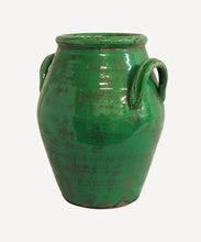 Load image into Gallery viewer, Ronan Green Glazed Urn - Large