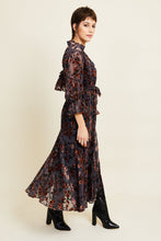 Load image into Gallery viewer, INGRID DRESS - WINTER BLOSSOM BURNOUT