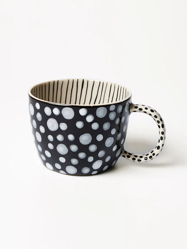 CHINO MUG SET OF 2 - BLACK SPOT