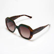 Load image into Gallery viewer, Valentina Sunglasses - Ombré Green Tort