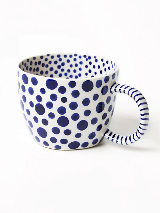CHINO MUG - NAVY SPOT SET 2
