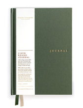 Load image into Gallery viewer, Linen Bound Journal - Olive