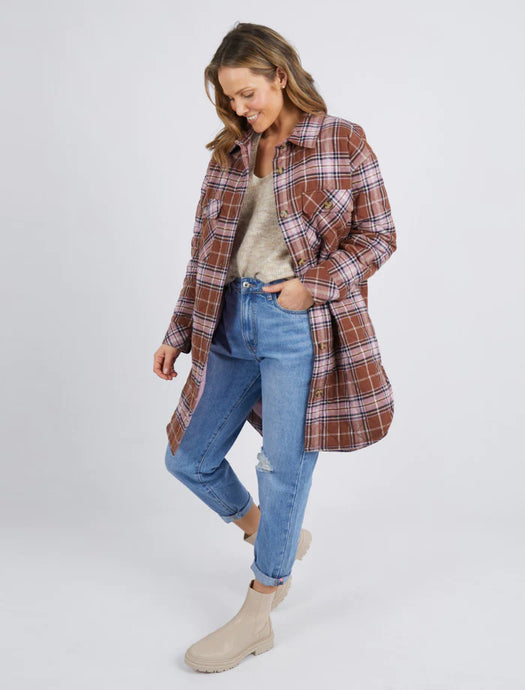 Aster Check Shacket