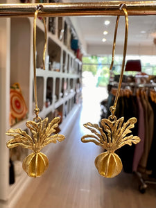 Tupi Drop Gold Plated Earrings