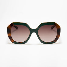 Load image into Gallery viewer, Valentina Sunglasses - Ombré Green Tort